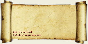 Kokan Jakovljević vizit kartica